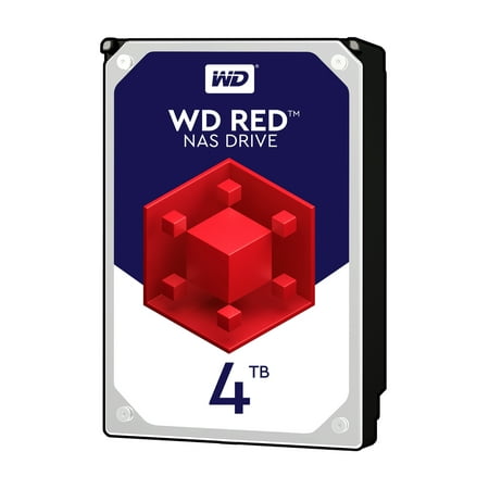 WD Red 4TB NAS Hard Disk Drive - 5400 RPM Class SATA 6Gb/s 64MB Cache 3.5 Inch - (Best 4tb Internal Hard Drive 2019)