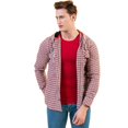 thumbnail image 1 of Sweat à Capuche en Laine Européenne Rouge Veste Chaude d'Hiver, TG, 1 of 6