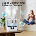 thumbnail image 4 of CHIVALZ - Humidificadores de 6 litros para recámara, habitación grande, hogar, humidificadores de llenado superior de niebla fresca para bebés y plantas, 26 dB silencioso, luz nocturna, hasta 50 horas, 4 of 5