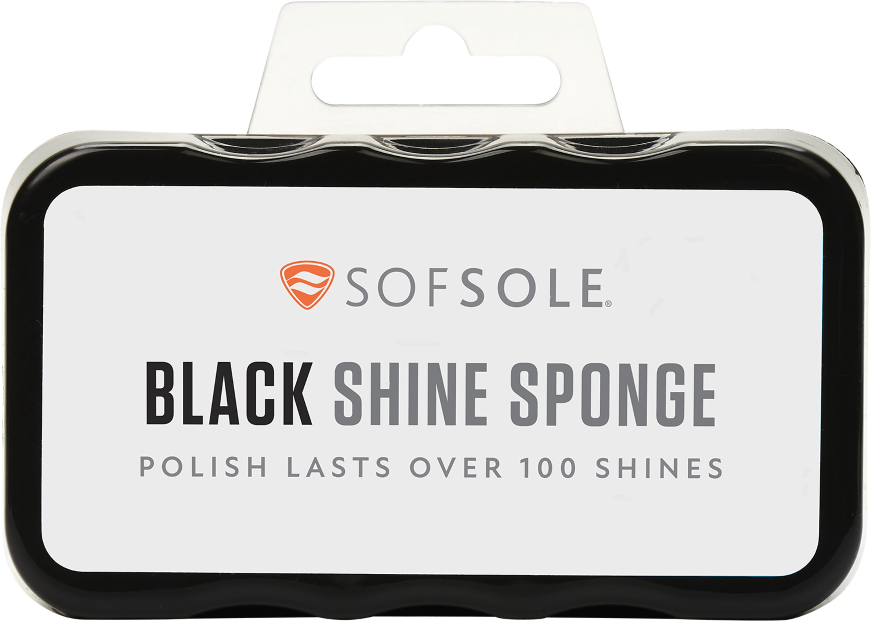 Sof Sole Black Shoe Shine Sponge
