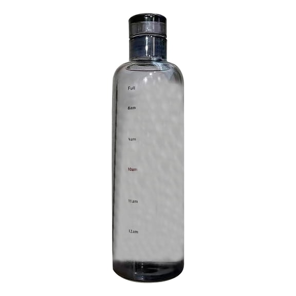 Clearance! Transparent Water Bottle With For Time Scale Portable Strong Practicality Kids Temperature Silk Screen For Transparent Water Bottles For Kids