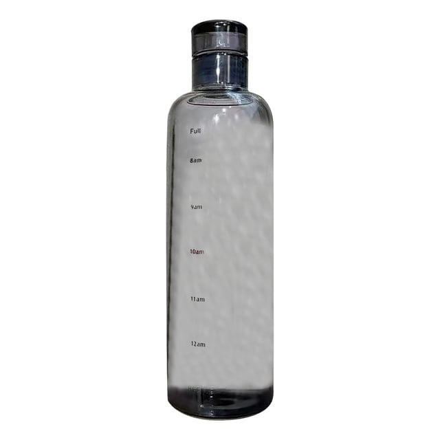 Cqxid Kitchen Cups Under $10 Glass&Bottle Transparent Water Bottle With For Time Scale Portable Strong Practicality Kids Temperature Silk Screen For Transparent Water Bottles For Kids