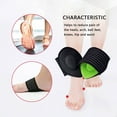thumbnail image 2 of 1 Pair Arch Support Foot Cushion Pads Care Tools Compression Massager for Flat Feet Green, 2 of 6
