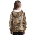 thumbnail image 3 of Pzuqiu Camo Hunting Deer Boy's Hooded Sweatshirts Unique Design Comfortable Long Sleeve Kids Warm Fleece Fall Outfits Fashion Clothing Casual Clothes for Boys 4-5, 3 of 7