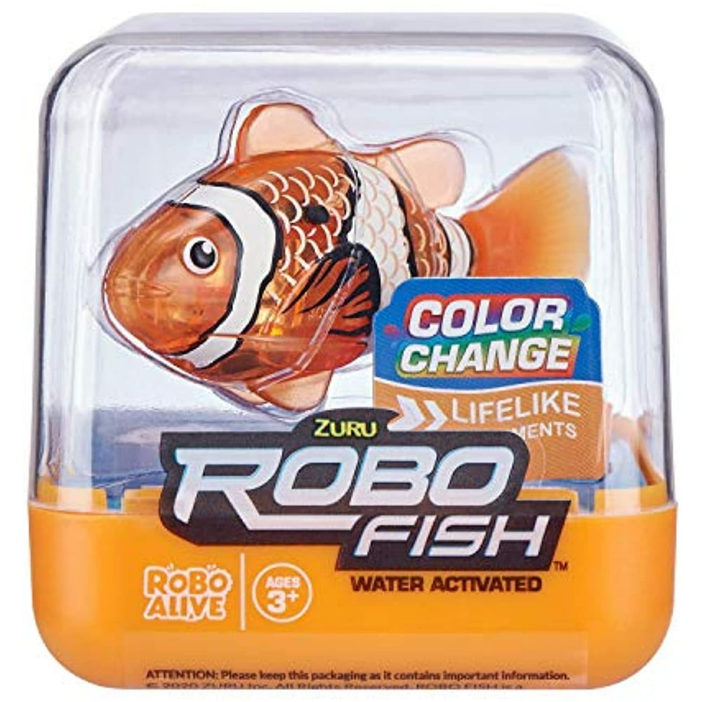 ZURU ROBO ALIVE Fish-SERIES1 2PK(Teal+Orange) (7141A-S001) - Walmart.com - Walmart.com