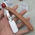 thumbnail image 4 of Con mango de madera auténtica y portacuchillas., 4 of 4