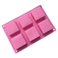 thumbnail image 1 of Yuarrent Moldes de silicona para pasteles, molde cuadrado para hornear pudín DIY-40-230 ℃, horno resistente al calor, Cupcake, bandeja Herramientas y accesorios para hornear, 1 of 6