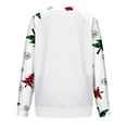 thumbnail image 4 of Puntoco - Sudadera con estampado navideño de manga larga para mujer, informal, a la moda, blusa Puntoco Puntoco-3587, 4 of 5