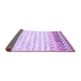 thumbnail image 2 of Ahgly Company Indoor Round Abstract Purple Contemporary Area Rugs, 7' Round, 2 of 4