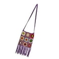 thumbnail image 3 of Crocheted Shoulder Bag Handmade Ethnic Style Boho for Shopping Summer Travel, 3 of 6