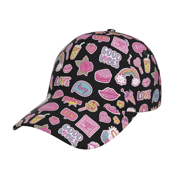 Naloa Original Classic Low Profile Hat Men Women Baseball Cap Dad Hat Adjustable Unconstructed Elements Print Cap