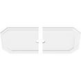 thumbnail image 2 of 30"W x 15"H x 2"ID x 10 1/2"C x 1"P Emerald Architectural Grade PVC Contemporary Ceiling Medallion, Two Piece, 2 of 11