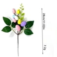 thumbnail image 3 of Easter Decorations, Artificial Easter Egg Picks with Colorful Eggs & Greenery Stems, Easter Spray Branches for Home Vase Table Centerpieces Wreath Spring Party Decor, Easter Basket Stuffers(11'' C), 3 of 5