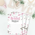 thumbnail image 6 of Inkdotpot 30 Bridal Shower InvitationsFloralWedding Fill-In Style Invites Blank Invites, 6 of 8