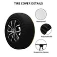 thumbnail image 2 of Goofa Fresh Corn 1 Pattern Universal Tire Cover for Jeep, SUV, Truck, and Trailer – Waterproof, UV-Resistant,Easy to Install, Fits 14"-17" Tires-17 inch, 2 of 6
