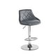 thumbnail image 1 of SET DE 2 BANCOS PARA BARRA HOMEASY Con respaldo Gris, 1 of 6