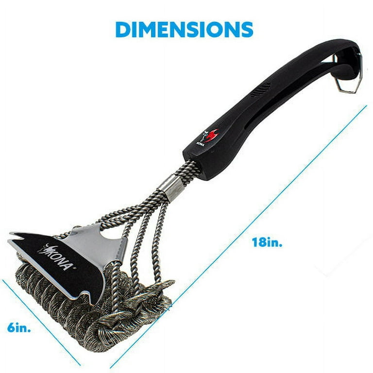 GrillFloss BBQ Grill Cleaning Scraper Tool - Best Safe Grill Brush  Alternative — GrillFloss - Ultimate BBQ Grill Cleaning Tool - Cleans better  than a