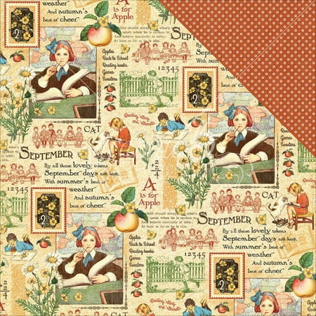 Children's Hour Double-Sided Cardstock 12"X12"-September Montage