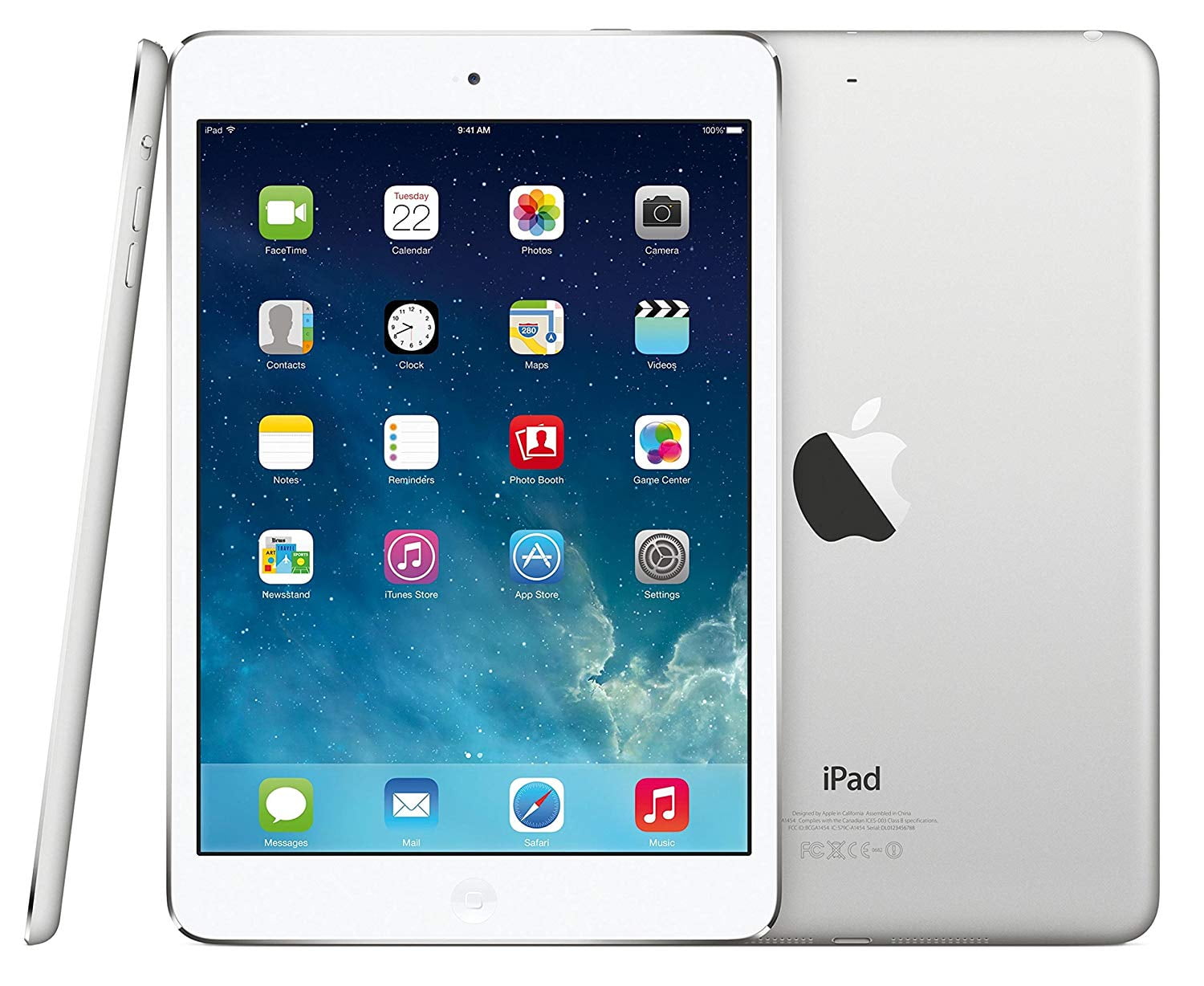 Refurbished Apple iPad Air 1st Gen with 9.7" Retina Display (64GB, Wi-Fi + AT&T 4G LTE, White or