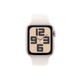 thumbnail image 2 of Smartwatch Apple SE GPS Caja de aluminio blanco estelar de 40 mm Correa deportiva blanco estelar - M/L, 2 of 4