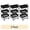 Black, variant on Mainstays 3-Tier Metal Frame Laundry Cart, Arctic White, Easy-Rolling, for Adults & Kids