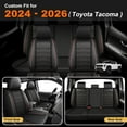 thumbnail image 2 of DIKSOAKR Full Set Seat Covers Custom Fit for Ford F150 2009-2025 and F250/F350/F450 2017-2025 Full Set Faux Leather Waterproof Truck Car Seat Covers, 2 of 8