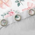 thumbnail image 4 of Manfei Romantic Rose Curtains Pack of 2 (42x84 Each) for Kids, Princess Cute Bowknot Bow Curtains Blackout, Flower Floral Bedroom Curtains, Curtains and Drapes Home Decor, 4 of 6