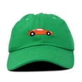 thumbnail image 5 of DALIX Race Car Hats Dad Hat Baseball Cap Embroidered Custom Cotton Caps in Kelly Green, 5 of 7
