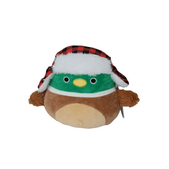 Squishmallows Official Kellytoys Plush 7.5 Inch Avery the Duck with Hat Christmas Edition Ultimate Soft Stuffed Toy