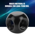 thumbnail image 1 of 2Colors Computer Water Cooling Fitting Spherical Connector for PC Water Cooling, 1 of 8