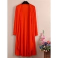 thumbnail image 4 of Spring Summer Sun Protection Clothing Women Long Cardigan Female Cardigans Long Sleeve Loose Coat Jacket Ladies Shawl Outerwear, 4 of 7