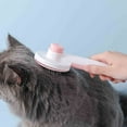 thumbnail image 2 of JLFNYA Cat Brush，Cat Grooming Brush,Self Cleaning Slicker Brushes for Dogs Cats Pet Grooming Brush Tool Gently Removes Loose Undercoat,Mats Tangled Hair Slicker Brush for Pet Massage, 2 of 9