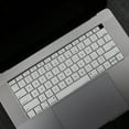thumbnail image 4 of Maoww Keyboard Cover Laptop Waterproof Dustproof Keyboard Silicone Film Replacement for Macbook Air, Half-transparent, White, 4 of 6