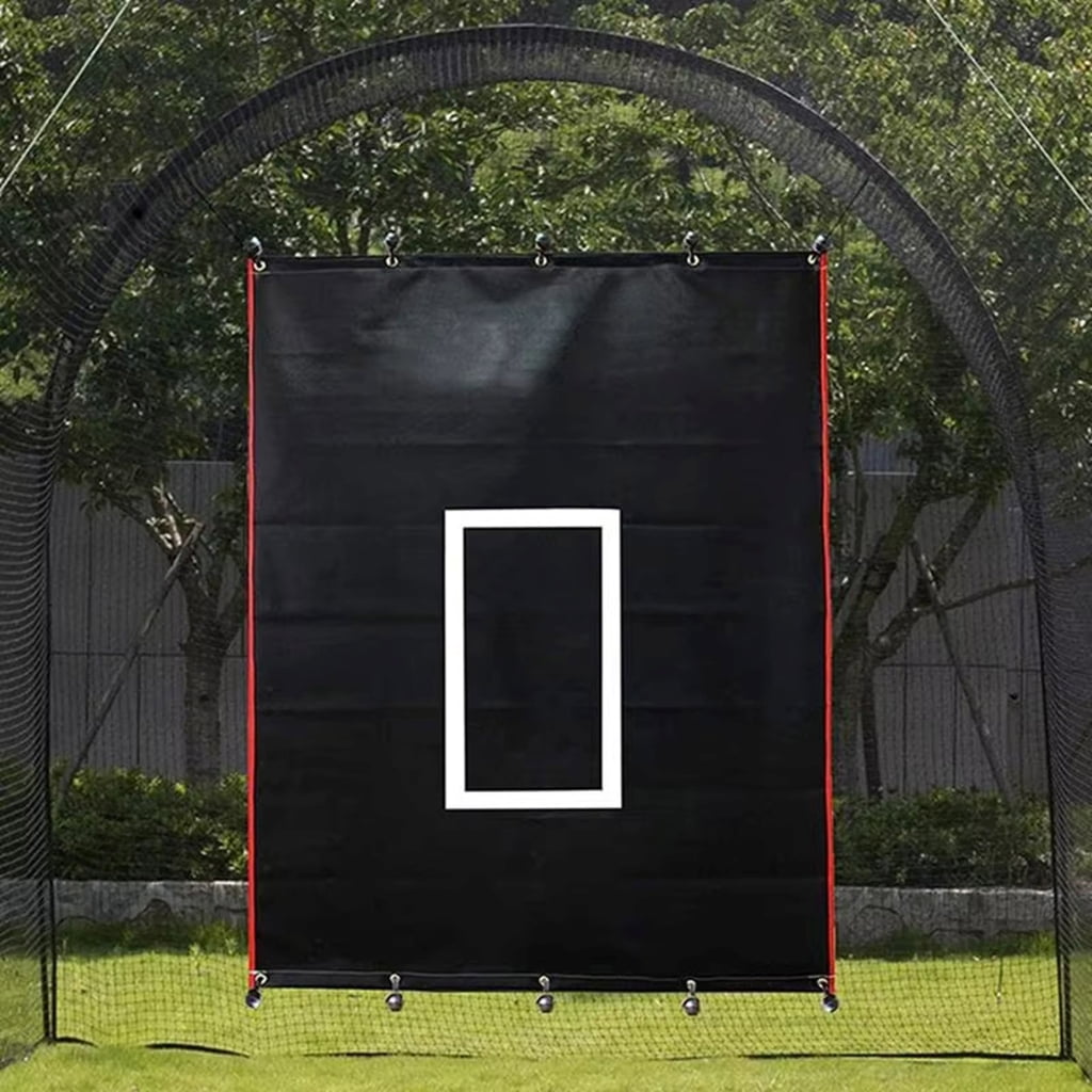 ZPAQI Batting Cage Baseball Backstop Wear-Resistant Baseball Pitching Targets