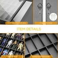 thumbnail image 6 of 36 Grids Wooden Display Frame Case for 1/18 3.75 inch Action Figure GI Jeo Classified Series Figures Toy Collectible Showcase Wall Mounted Organizer Storage, 6 of 6