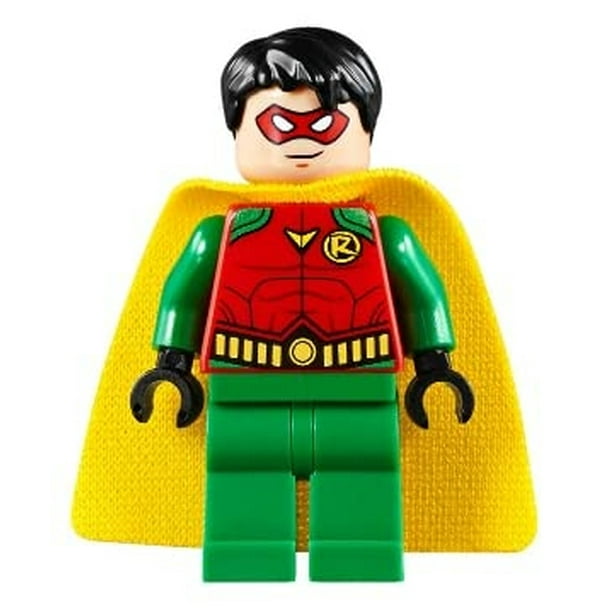 Minifigura de Batman II - Robin LEGO DC Super Heroes con máscara roja y capa 10753