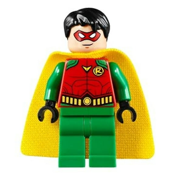 Minifigura de Batman II - Robin LEGO DC Super Heroes con máscara roja y capa 10753