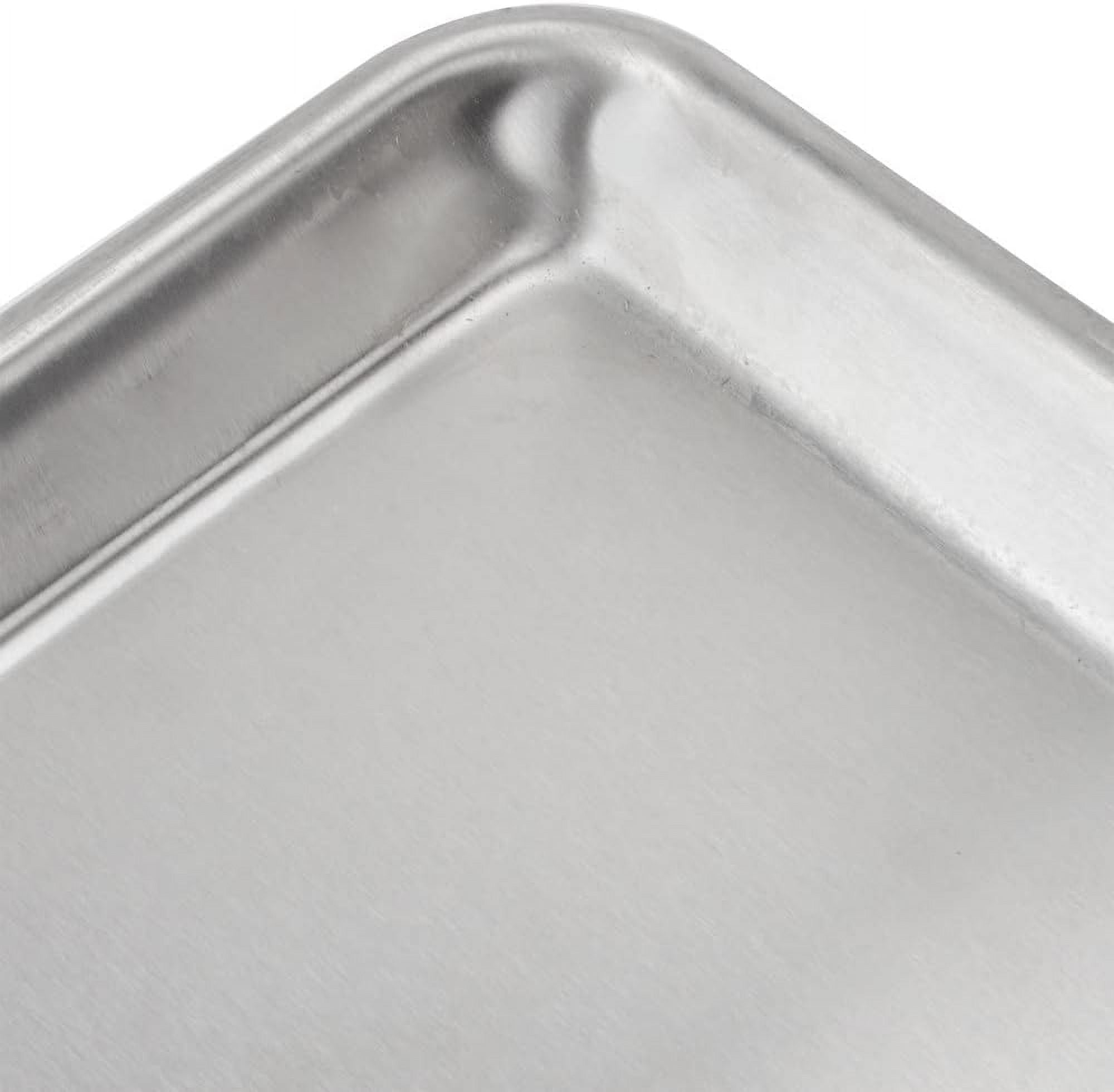 TrueCraftware- 18" x 13" Half Size Stainless Steel Sheet Pan 20 Gauge- Bakeware Baking Pan Baking Sheet Baking Tray Cookie Sheet for Oven Perfect for Baking Roasting Heavy Duty & Rust Free