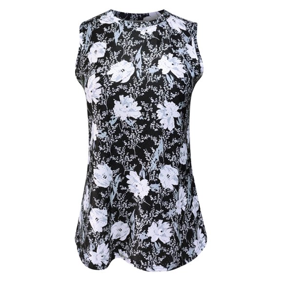 XMMSWDLA Womens Summer Sleeveless Tank Tops Casual Loose Fit T Shirts Black Bra Tank Tops Women