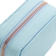thumbnail image 1 of Bolsa de lavado de color sólido con monedero con cremallera para artículos de viaje (azul) Ehuebsd Cuidado Belleza, 1 of 9
