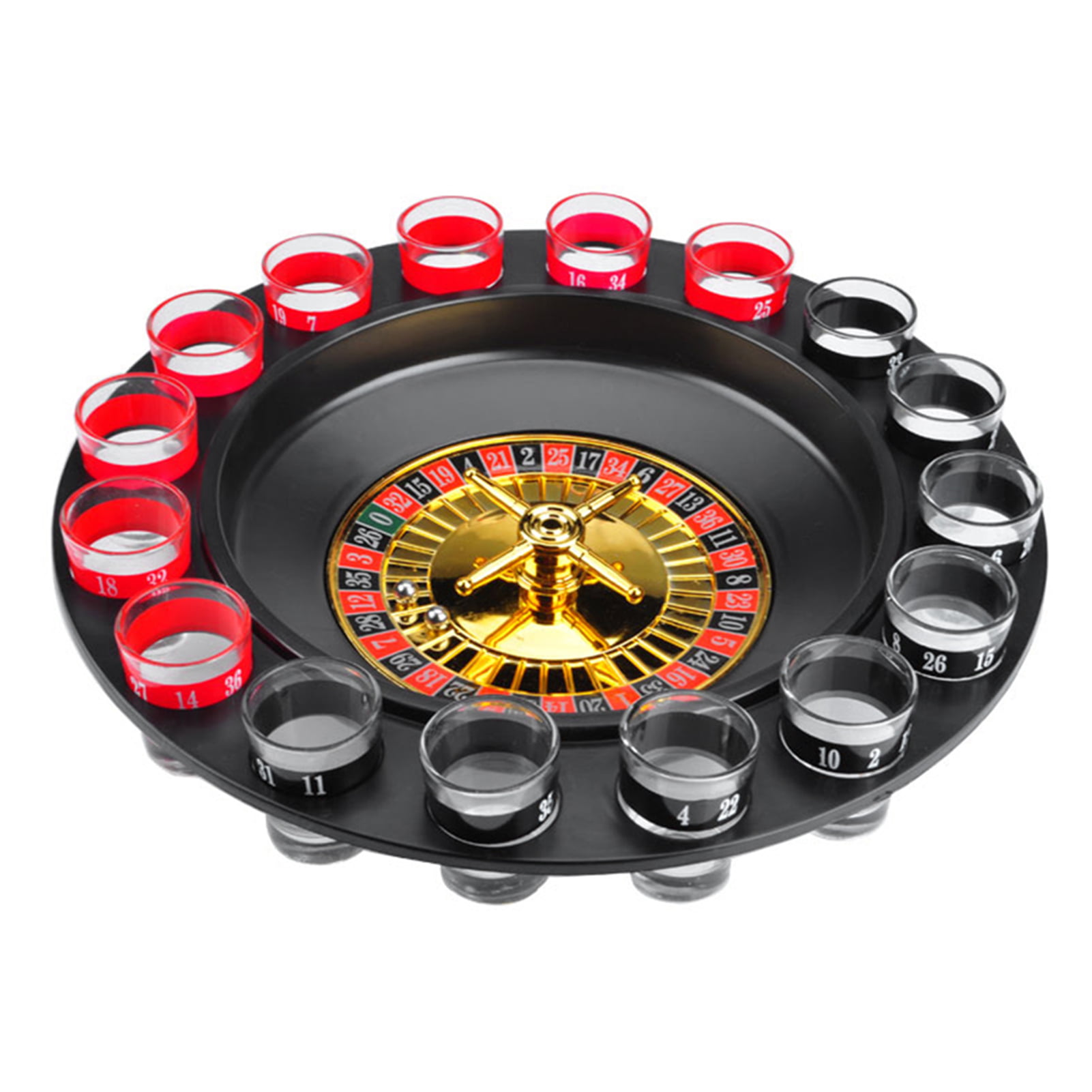 Spin The Shot Turntable Roulette Fun Party Spinner Drinking Game Shot Glass Included Shot Glass Drinking Game 