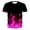 Hot Pink, variant on QYZEU Men Tops Summer Graphic Funny Tees 3D Printed Crewneck Short Sleeve Casual Loose Tees Blouse Soft Breathable Comfortable Lightweight Tops Hot Pink 2XL