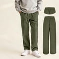 thumbnail image 4 of Corduroy Pants Boy Elastic Waist Sweatpants School Pants Boys Size 15-16 Years Pants, 4 of 5