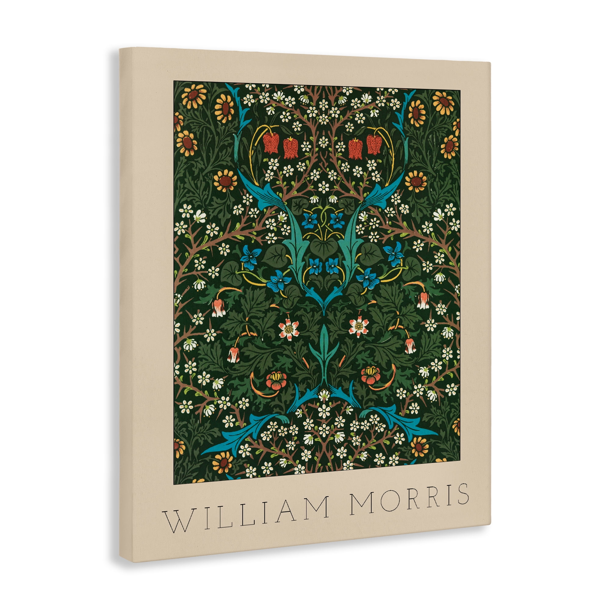 Stupell Industries Ornate Botanicals William Morris Canvas Wall Art, design by Lil' Rue