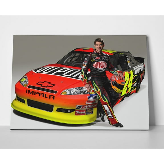 Jeff Gordon Nascar Poster or Wrapped Canvas