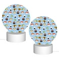 thumbnail image 2 of Naloa Kawaii Sushi (2) Acrylic LED Night Light Custom LED Lights Personalized Nightlight Customized Gifts for Family Couples Friends, 2 of 9
