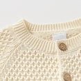 thumbnail image 4 of Krdevn Boys Knitted Sweater Cardigan Autumn Winter Coats for Toddlers Soft Warm Round Neck Outerwear Jacket,Kids Clothing,12-18 Months, 4 of 8