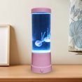 thumbnail image 1 of Lingouzi LED Jellyfish Lamp Electric Aquarium Night Light with 7 Color Settings, Desktop Jellyfish Mood Lamp Ocean Night Lights for Living Room/bedroom/bedside, 1 of 1