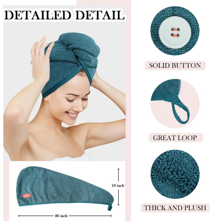 Youlertex microfiber online hair towel