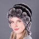 thumbnail image 3 of Gorros florales cálidos de invierno para mujer, gorras de terciopelo suave a rayas, gorros ligeros y aislantes, ropa de calle de moda, para clima frío, salidas diarias, tela suave, estilo, 3 of 8